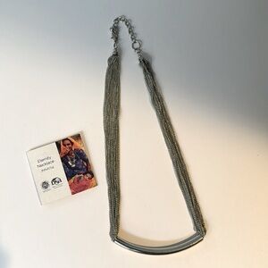 BNIB Trades of Hope Eternity Necklace silver adjustable 18” longest